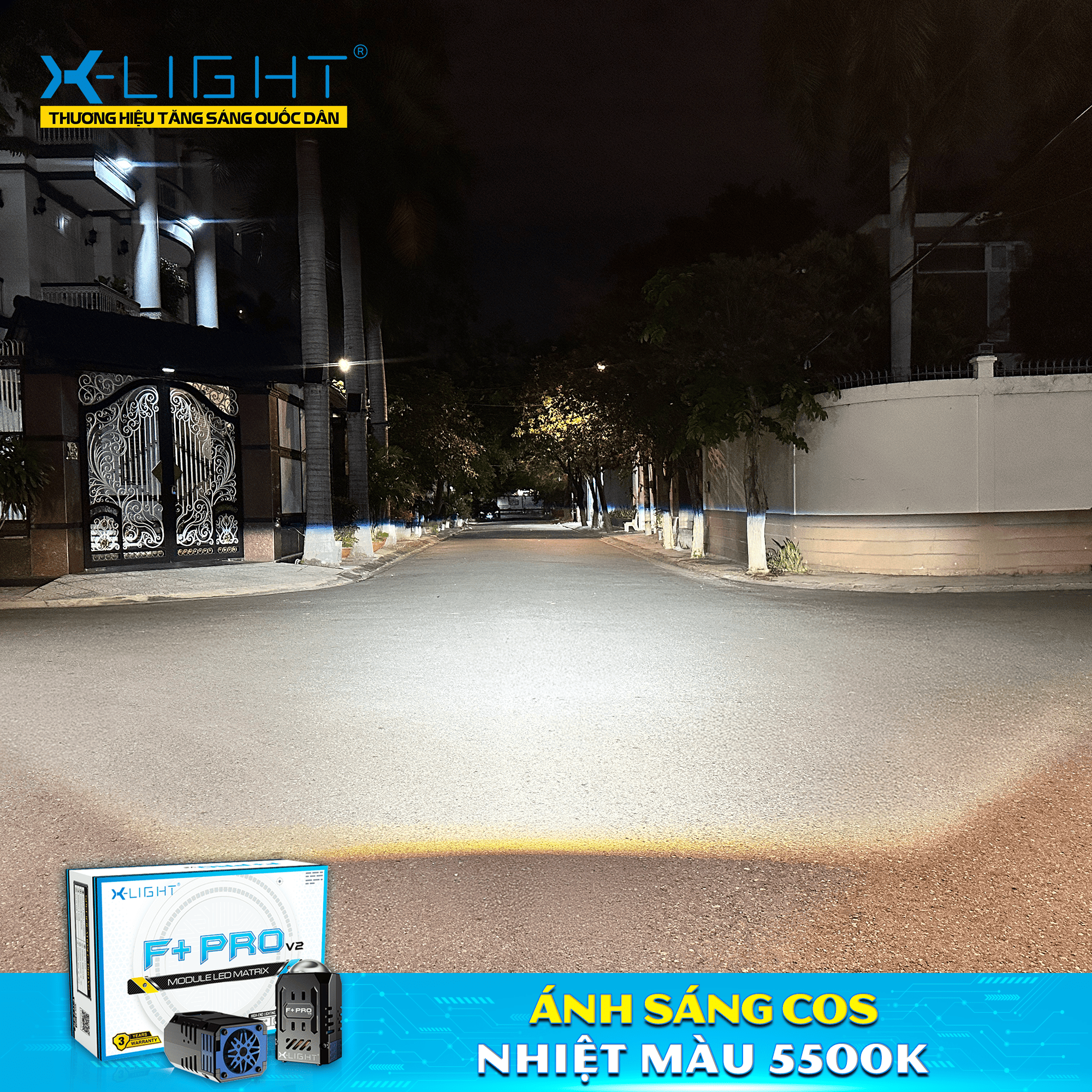 ĐÈN BI LED X-LIGHT F+ PRO - THẾ HỆ THỨ 2
